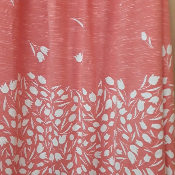 Daniel Rainn Anthro Pink White Floral Boho Crochet Tank Top S - Picture 5 of 9